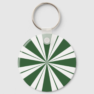 Spearmint Stripe Candy Key Ring
