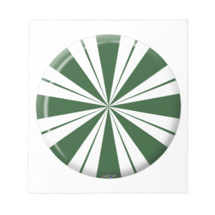 Spearmint Stripe Candy Notepad