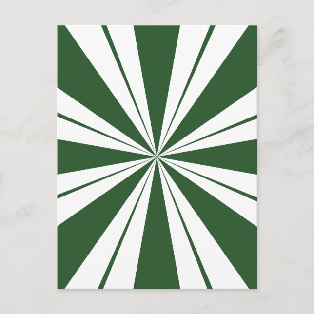 Spearmint Stripe Candy Postcard (Front)