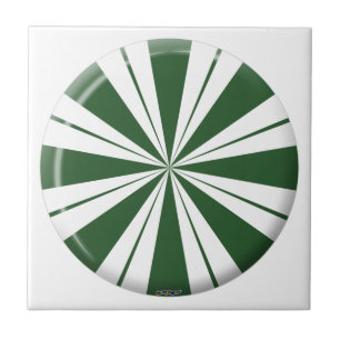 Spearmint Stripe Candy Tile