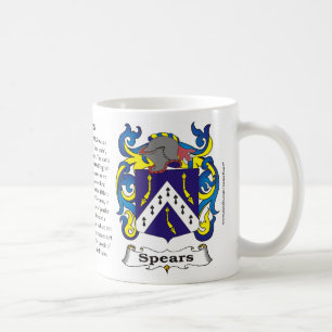 Spears Family Coat of Arms Mug
