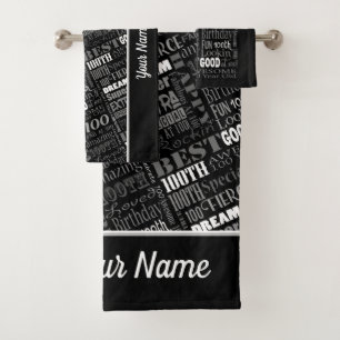 Special 100th Birthday Party Personalized Gifts  Bath Towel Set