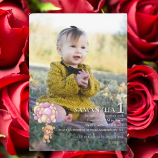 Special 1st Birthday Celebration Invitation