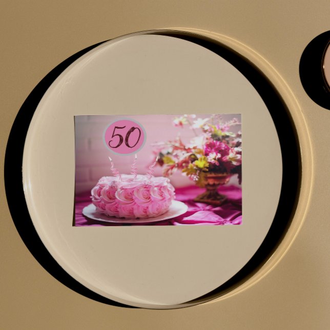 Special 50th Birthday For Her Card (Creator Uploaded)