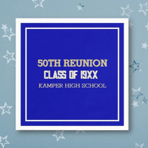 Special 50th Reunion! Class Reunion Napkins