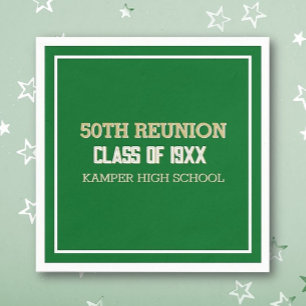 Special 50th Reunion! Class Reunion Napkins