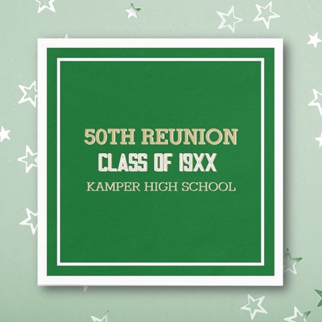 Special 50th Reunion! Class Reunion Napkins (Creator Uploaded)