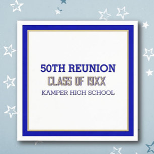Special 50th Reunion! Class Reunion Napkins