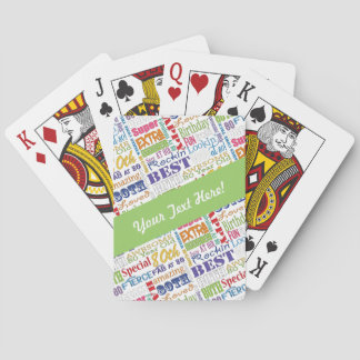 Special 80th Birthday Party Personalised Gifts Playing Cards