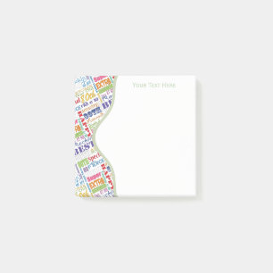 Special  80th Birthday Party Personalized Gifts Post-it Notes