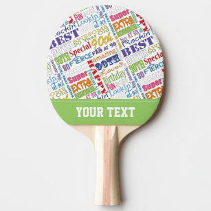 Happy Birthday Happy Birthday Ping Pong Table Tennis Paddles Zazzle Co Uk