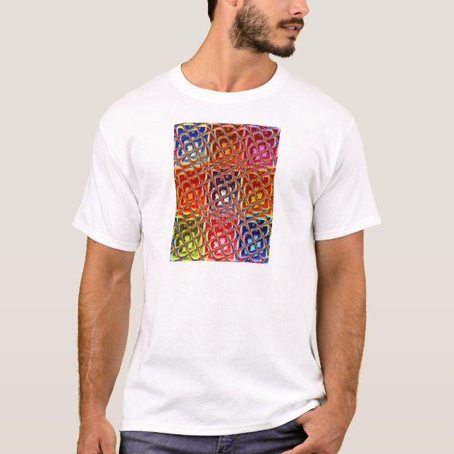 Special Abstract Christmas Colors T-Shirt (Front)