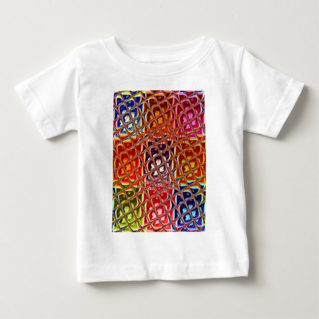 Special Abstract Christmas Colours T-Shirt (Front)