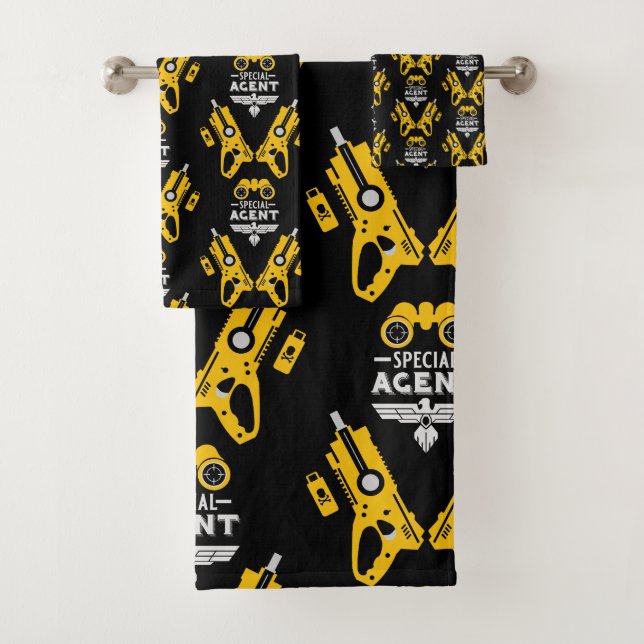 Special Agent Kid Bath Towel Set (Insitu)