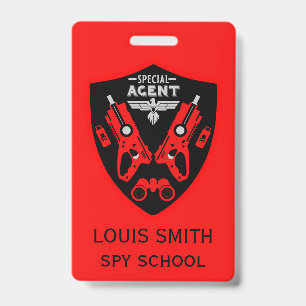 Special Agent Kid ID Badge