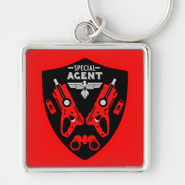 Special Agent Kid Key Ring (Front)