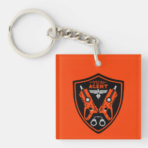 Special Agent Kid Key Ring