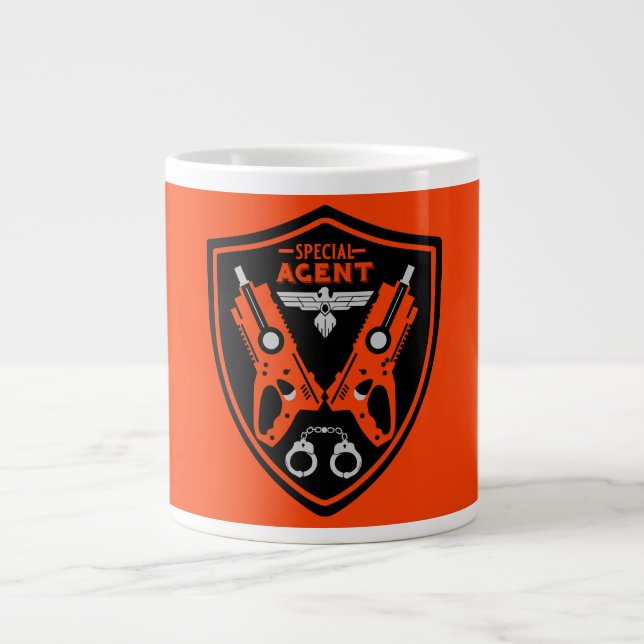 Special Agent Kid Large Coffee Mug (Front)