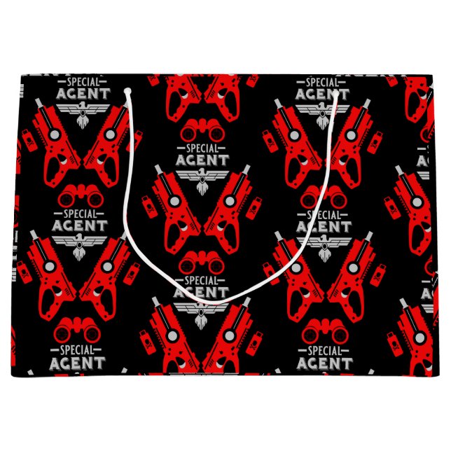 Special Agent Kid Large Gift Bag (Front)