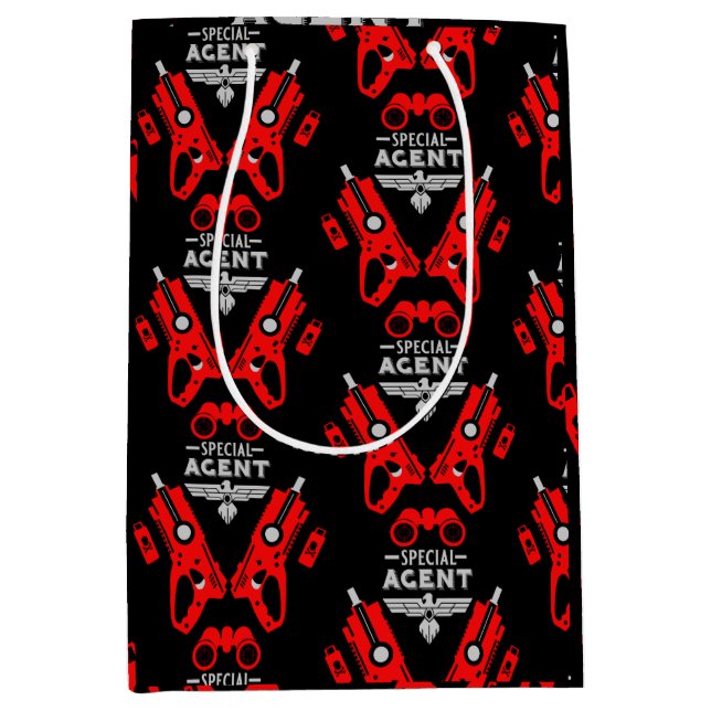 Special Agent Kid Medium Gift Bag (Front)