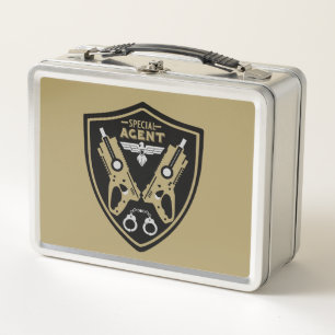Special Agent Kid Metal Lunch Box