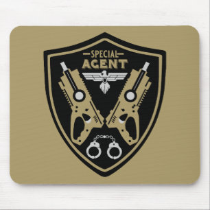 Special Agent Kid Mouse Mat