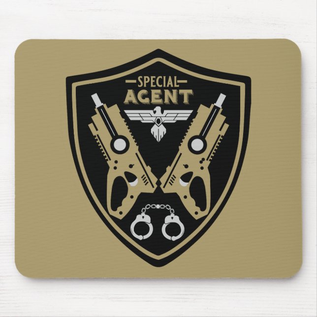 Special Agent Kid Mouse Mat (Front)