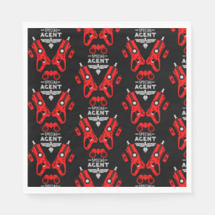 Special Agent Kid Napkin