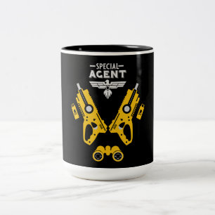 Special Agent Kid Two-Tone Coffee Mug