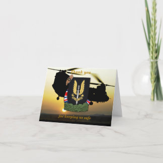 special air service sas veterans vets holiday card