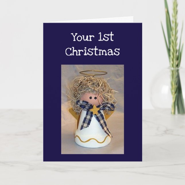 SPECIAL ANGEL'S "1ST" CHRISTMAS HOLIDAY CARD (Front)