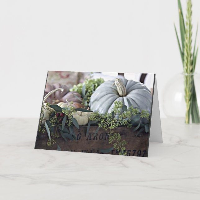 **SPECIAL AUTUMN BIRTHDAY WISHES FRIEND" CARD (Front)