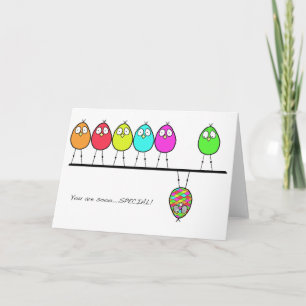 'Special' bird Greeting card