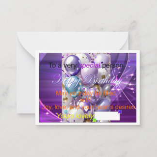 Special Birthday Cards