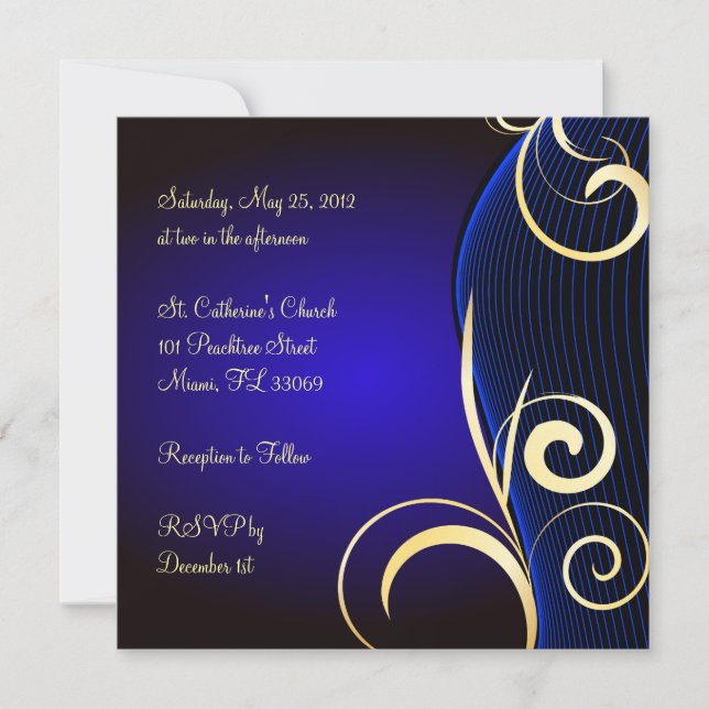 Special birthday or anniversary invitation (Front)