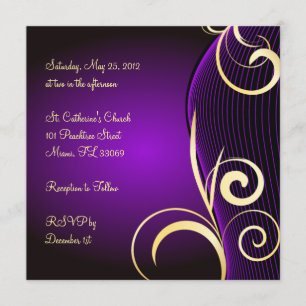Special birthday or anniversary invitation