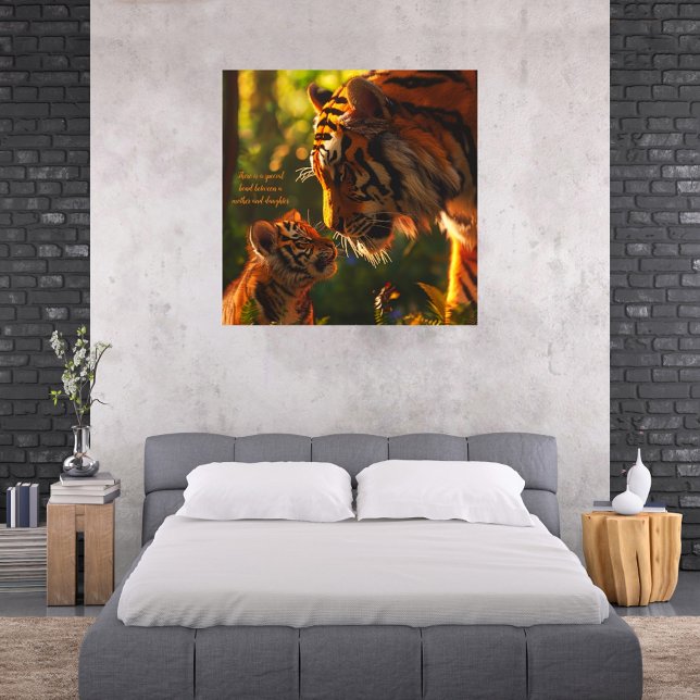 Special Bond Mother & Daughter Tigers  Photo Print (Creator Uploaded)