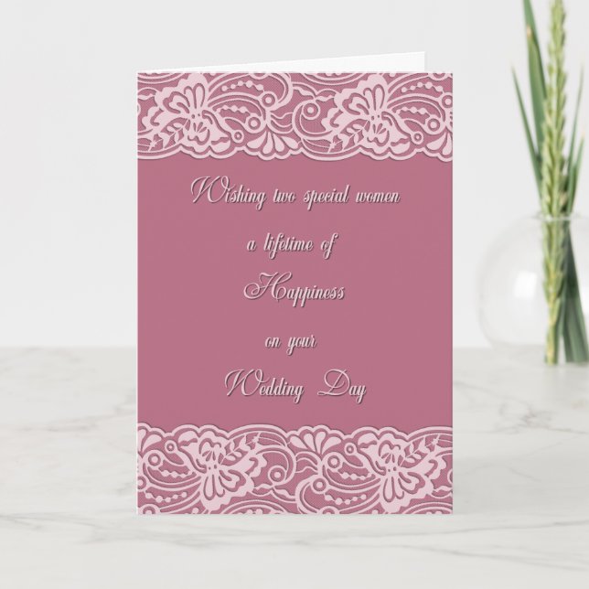 Special Bridal Lace Card (Front)