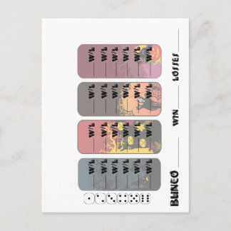 Special Bunco Post Card Invites