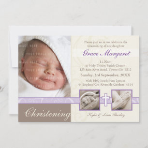 SPECIAL CHRISTENING INVITES :: precious 2L