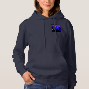 Special Christmas Aurora Reindeer Silhouette Hoodie