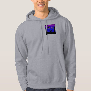 Special Christmas Aurora Reindeer Silhouette Hoodie