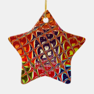 Special Christmas colours Snow  Santa HoHoho Pop A Ceramic Tree Decoration