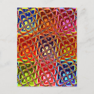 Special Christmas colours Snow Santa HoHoho Pop A Holiday Postcard