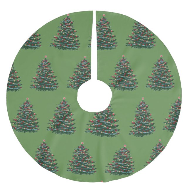 Special christmas  Custom Tree Skirt (Front)