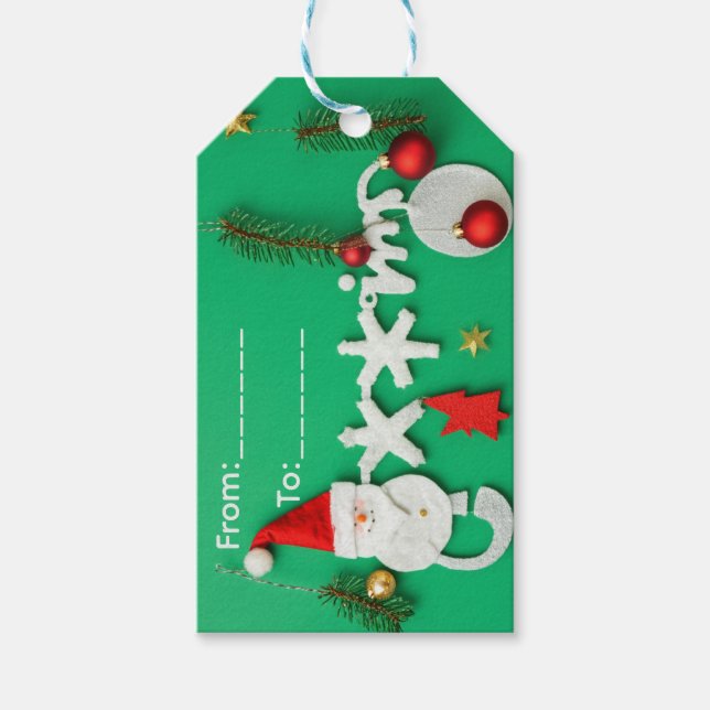 Special Christmas gift tags (Front)