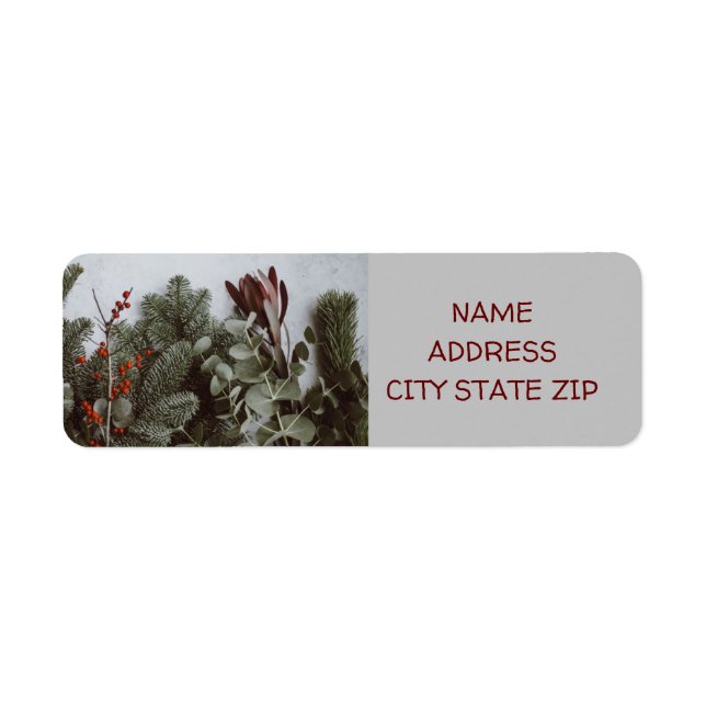 **SPECIAL CHRISTMAS** RETURN ADDRESS LABEL (Front)