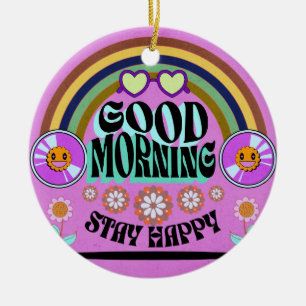 SPECIAL COLORFULL MODERN GIFT DAUGHTER SISTER MOM CERAMIC TREE DECORATION