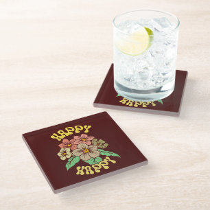 SPECIAL COLORFULL MODERN GIFT DAUGHTER SISTER MOM GLASS COASTER