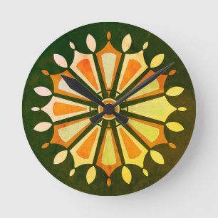 SPECIAL COLORFULL MODERN GIFT DAUGHTER SISTER MOM ROUND CLOCK